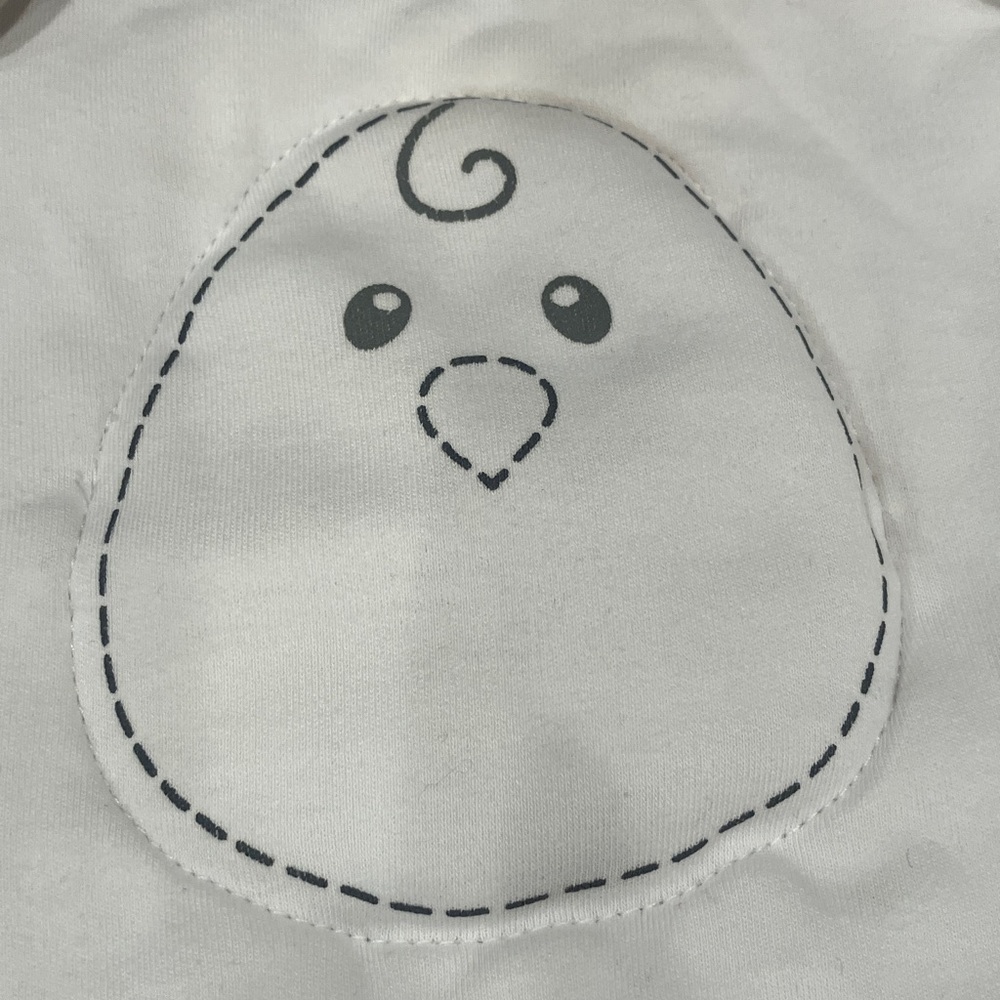 Nested Bean White Sleep Sack with Star Pattern - Picture 5 of 5